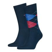 Tommy Hilfiger Sokken TH MEN SOCK CHECK 2P met klassiek argyle-ontwerp...