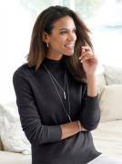 Classic Trui met staande kraag Kasjmiertrui