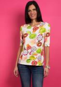 Seidel Moden T-shirt met fruitprint, made in germany