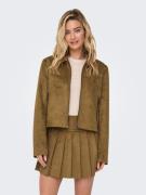 Only Kort jack ONLTULIP FAUX SUEDE ZIP JACKET OTW