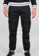 Alpha Industries Cargobroek Jet pant met zijcargozakken en koord aan d...