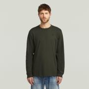 G-Star RAW Longsleeve Nifous R met geribbelde inzet aan de voorkant