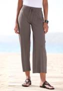 Beachtime 7/8-strandbroek van zachte jersey, wide leg, joggingbroek, l...