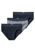 Schiesser Rio-slip 95/5 met zachte logo-webgummiband (Set van 3)