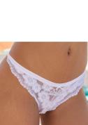 Lascana String van delicate, elastische jacquard kant