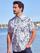 Lerros Overhemd met korte mouwen LERROS overhemd met korte mouwen en g...