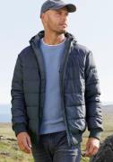 John Devin Gewatteerde jas Outdoorjacke met gebreide boorden