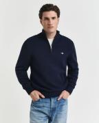 Gant Schipperstrui CASUAL COTTON HALFZIP met geborduurd grafisch logo ...