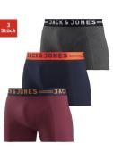 Jack & Jones Boxershort JAC Lichfield Trunks met contrastkleurige band...