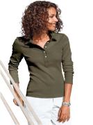 Casual Looks Poloshirt met lange mouwen Poloshirt (1-delig)
