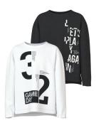 Name It Shirt met lange mouwen NKMVOB 2P LS RLX TOP (set, 2-delig)