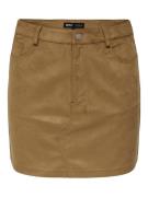 Only Imitatieleren rok ONLTULIP LIFE FAUX SUEDE SKIRT OTW