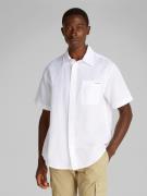 Calvin Klein Overhemd met korte mouwen LINEN COTTON S/S SHIRT