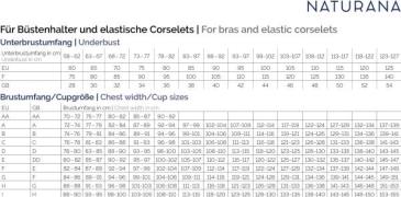 Naturana Minimizer-bh met elastische, naadloze cups (1-delig)