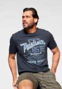 Man's World T-shirt Korte mouwen, met stijlvolle print, ronde hals, va...
