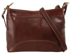 Piké Schoudertas echt leer, made in italy