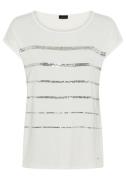 Laura Scott T-shirt mouwloos, heuplang, met glinsterende pailletten