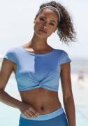 active by Lascana Crop-bikinitop Oceana met modieuze knooplook