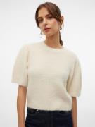 Vero Moda Gebreide trui VMNOVAH SS O-NECK PUFF PULLOVER GA NOOS
