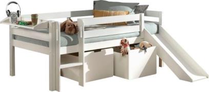 Vipack Speelbed Pino, massief dennenhout, met lattenbodem, 2 rolboxen,...