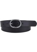Levi's® Leren riem HERMOSILLA met ovale sluiting en logo-opdruk