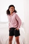 Vivance Hoodie met zij-loungewear borduring, loungeshirt