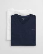 Gant Shirt met korte mouwen V-NECK T-SHIRT 2-PACK