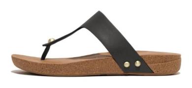 Fitflop Teenslippers IQUSHION LEATHER TOE-POST SANDALS , zomerschoen m...