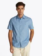 Tommy Hilfiger Overhemd met korte mouwen FLEX POPLIN RETRO STP SS SHIR...