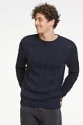 LINDBERGH Trui met ronde hals met stijlvol kabelpatroon