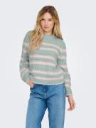Only Trui met ronde hals ONLKIMA LS LIFE STRIPE O-NECK CC KNT