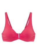 Lascana Beugelbikinitop Italy met goudkleurige accessoire