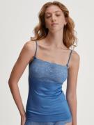 CALIDA Top met spaghettibandjes Sensual Secrets met brede kantzoom