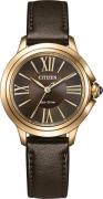 Citizen Solarhorloge Citizen L Armbandhorloge, dameshorloge, leren arm...