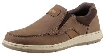 Rieker Instappers Moccasin, loafer, comfort schoen met elastische band...