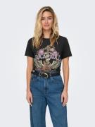 Only Shirt met ronde hals ONLLUCY REG S/S TOP JRS NOOS