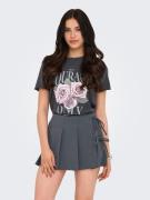 Only Shirt met ronde hals ONLLUCY REG S/S TOP JRS NOOS