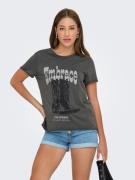 Only Shirt met ronde hals ONLLUCY REG S/S TOP JRS NOOS