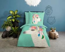 good morning Kinderovertrekset Joey Katoen, 135x200, Rits, Omkeerbaar,...