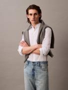 Calvin Klein Overhemd met lange mouwen LONG SLEEVE SOLID STRETCH SLIM ...