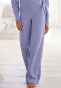 Lascana Tricotbroek -Loungebroek met ribboorden, loungewear