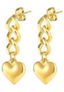 Firetti Oorstekers Sieraad cadeau oorbellen hart