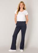 Base Level Stoffen broek Tori met uitlopende pijpen en stretch