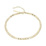 Liebeskind Berlin Enkelkettinkje Sieraden RVS Sparkling With Layer LJ-...