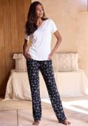 Vivance Dreams Pyjama met leuke bloemenprint (set, 2-delig)