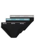BOSS Slip Brief 3P Power met boss-opdruk (set, 3 stuks)