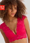 Vivance Bustier MIRJA Kanten-top van transparante kant, bra-top, linge...
