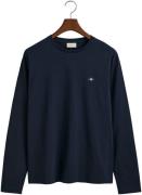 Gant Shirt met lange mouwen REG SHIELD LS T-SHIRT met logoborduursel o...