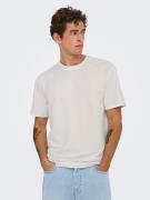 ONLY & SONS Shirt met ronde hals ONSKIAN LIFE REG SEERSUCKER SS TEE NO...