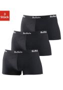 Buffalo Hipster strak zittende boxershorts van katoenmix (set, 3 stuks...